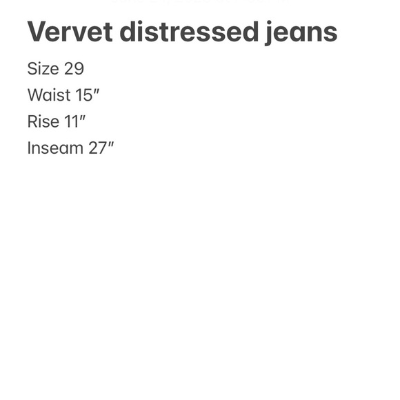 Vervet Stylish Blue Distressed Skinny Jeans size 29 - Picture 6 of 6